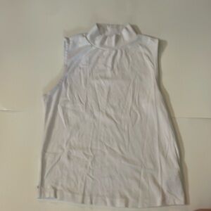 Gap sleeveless tank top with turtle neck